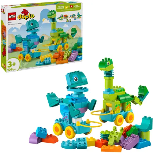 LEGO® DUPLO® Dinos Auf Rädern 3-In-1-Set