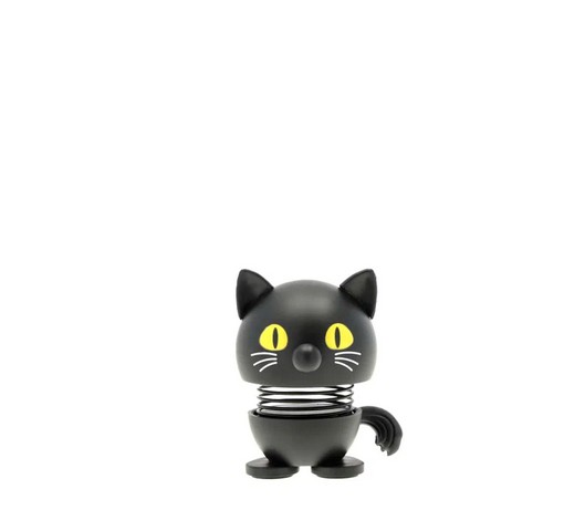 Der Hoptimist Cat XS Black präsentiert eine schwarze Katzenfigur im Mini-Format. Ihr verspieltes Design eignet sich perfekt als Deko.
