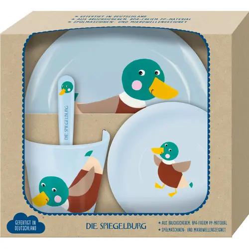 Freche Rasselbande - Geschirr Geschenkset Ente