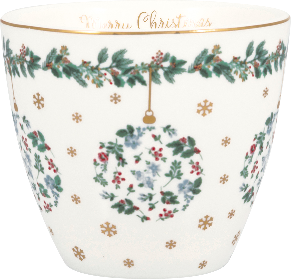 Latte Cup "Joelle weiß" ist eine weiße Tasse mit schlichtem Design. Sie eignet sich besonders gut für Latte Macchiato.