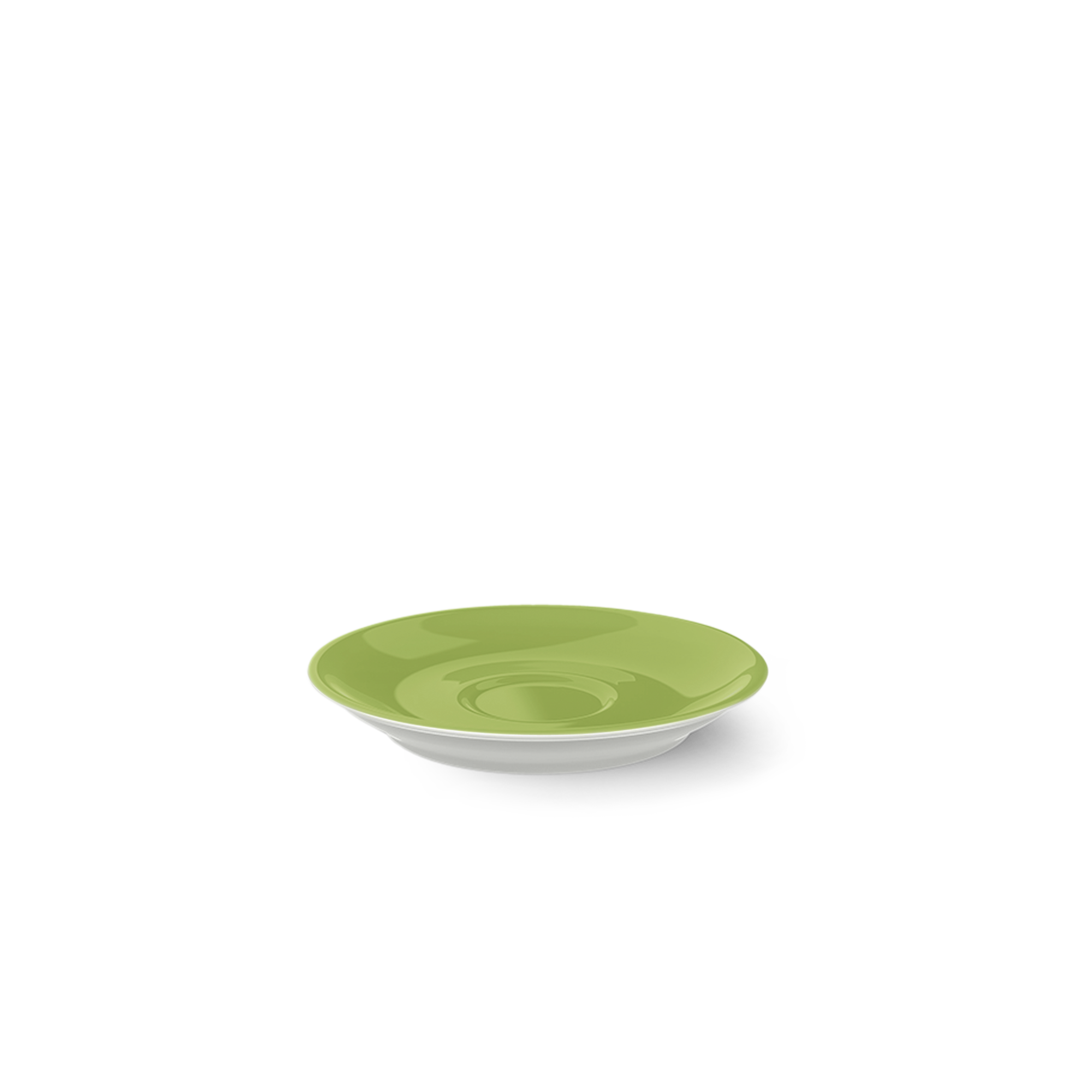 Espresso Untertasse Classico 12 cm Maigrün Solid C ist eine passende Untertasse für Espressotassen. Sie besticht durch ihre kräftige, maigrüne Farbe.