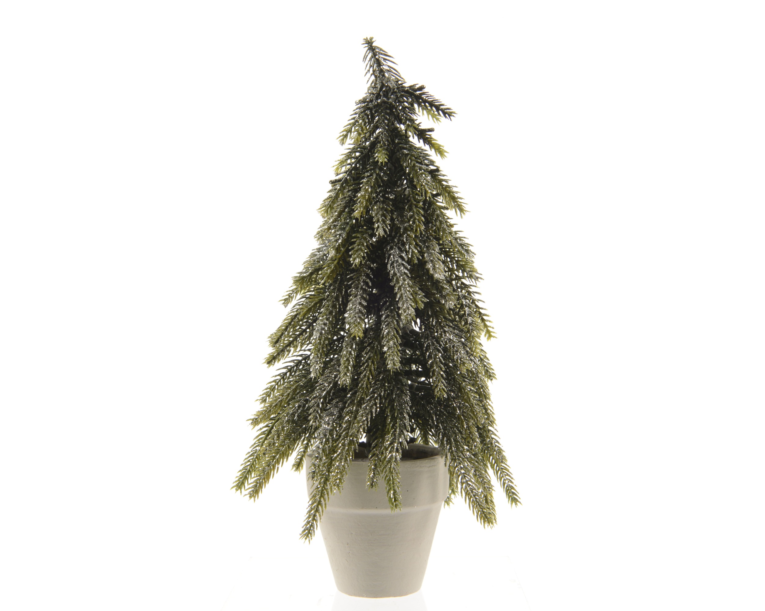 Mini-Baum für Innenräume, kompakt und praktisch. Eignet sich bestens als festliche Fensterbank- oder Tischdekoration.