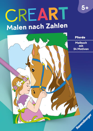 Ravensburger Mädchen Pferde - Creart Malen Nach Zahlen Ab 5