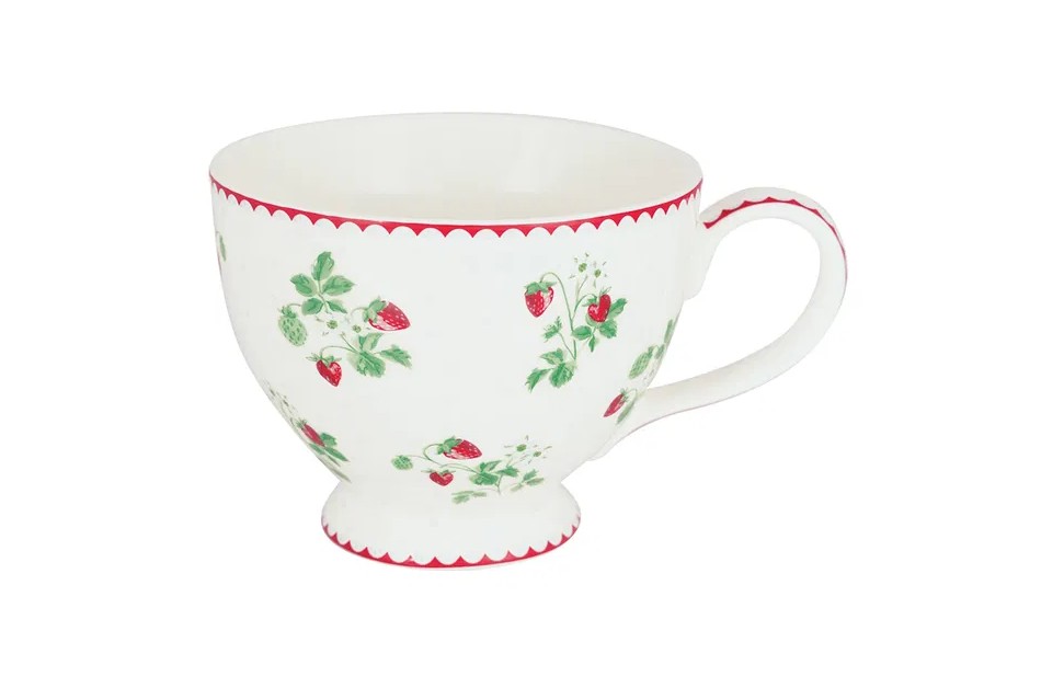 Teacup Berry white ohne Untere ist eine elegante Teetasse in Weiß. Diese Tasse eignet sich ideal für warme Getränke.