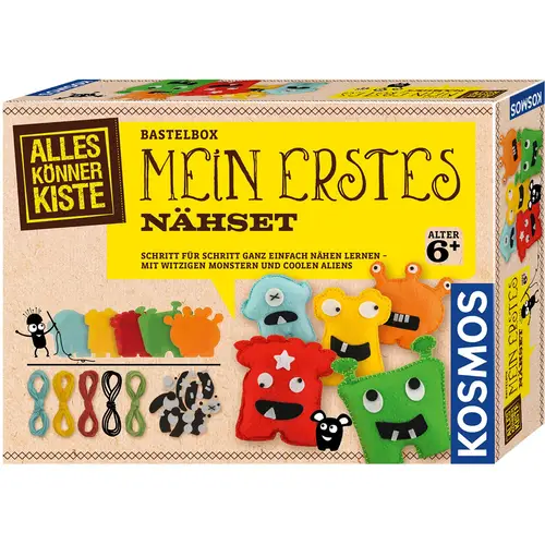Bastelbox: Mein erstes Nähset - Nähen lernen ganz