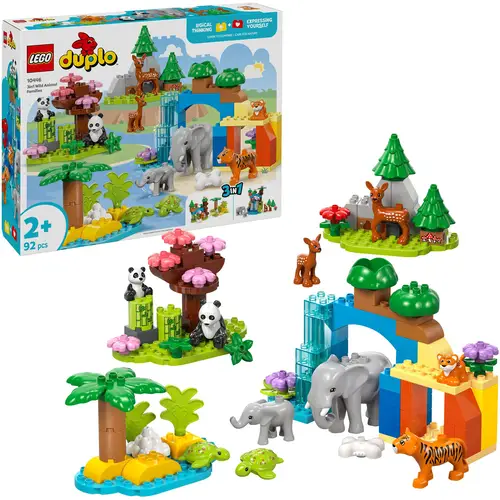 LEGO® DUPLO® Wildtier-Familien 3-in-1-Set 10446