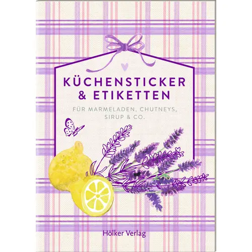 Küchensticker & Etiketten - Lavendel (Kü