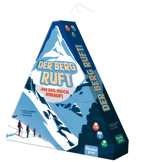 Gezeigt wird der Artikel Der Berg ruft. Dieses Produkt entführt die Spieler auf eine abenteuerliche Bergreise.