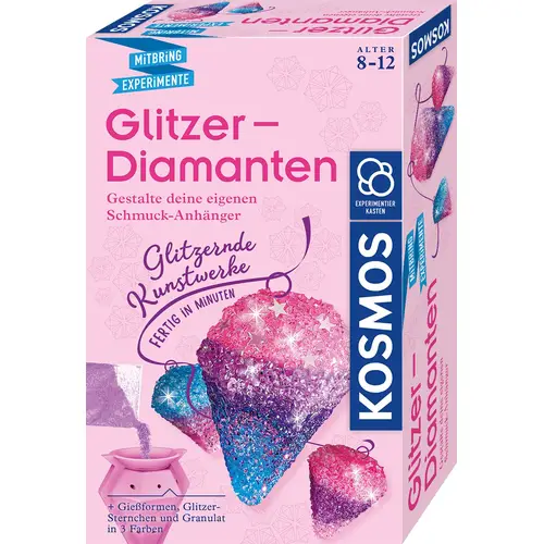 Glitzer-Diamanten - Gestalte deine eigenen Schmuck