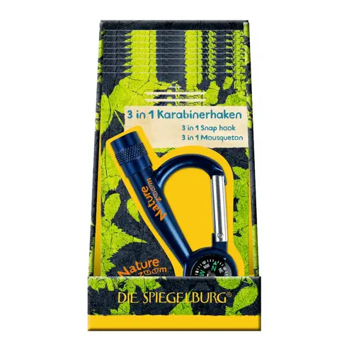 Nature Zoom - 3 in 1 Karabinerhaken