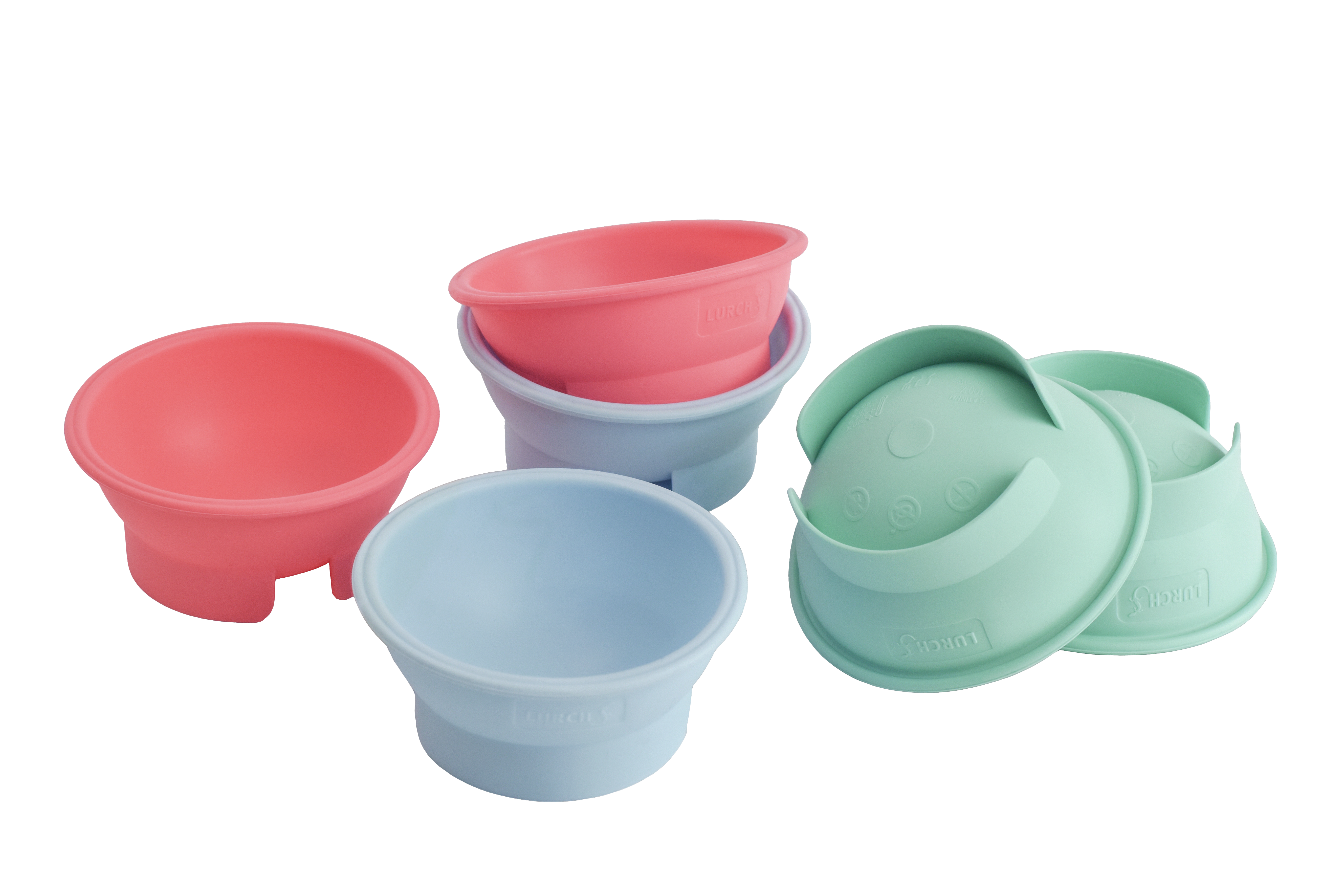 LURCH Silikon Mini Halbkugel-Backformen 6er Set für kleine Kuchen - Image 2