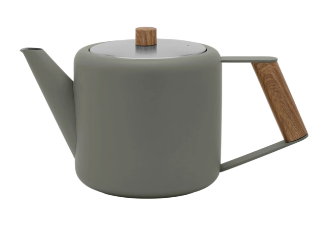 Teekanne Duet Boston 1,1l Slate grey wird gezeigt. Die Kanne hat eine elegante graue Farbgebung.