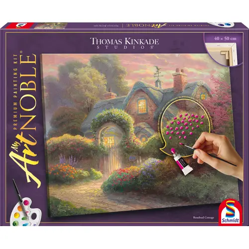 My Artnoble, T.Kinkade Rosebud Cott