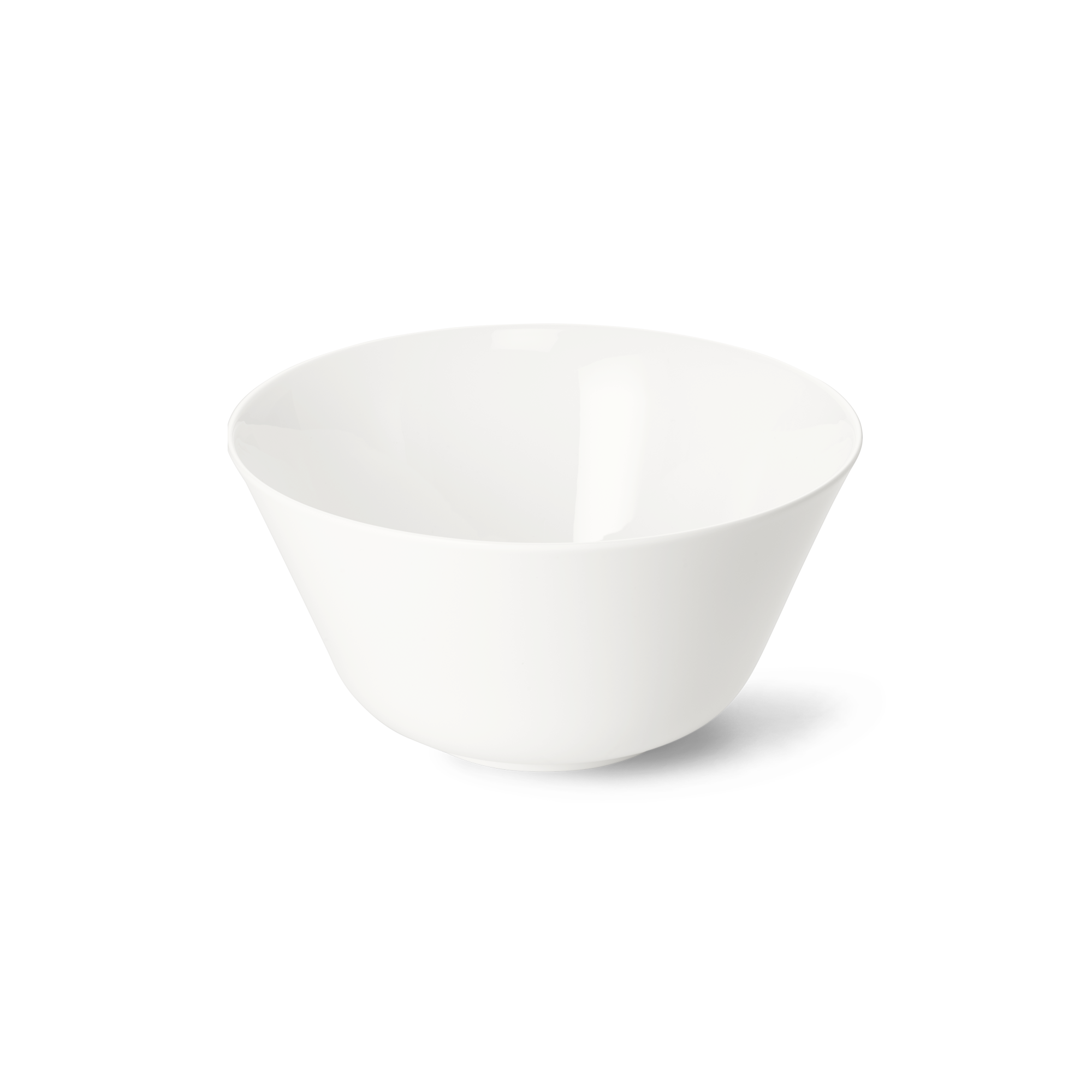 Dies ist eine Schüssel aus Fine Bone China in reinem Weiß. Sie hat einen Durchmesser von 23 cm und ein Fassungsvermögen von 2,5 Litern.