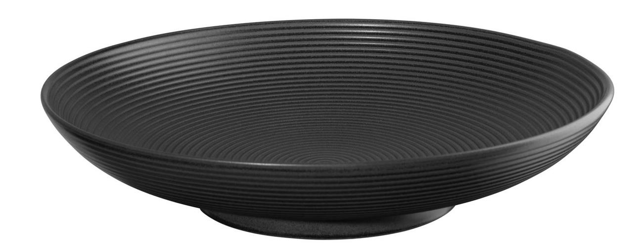 Schale, schwarz D. 35 cm