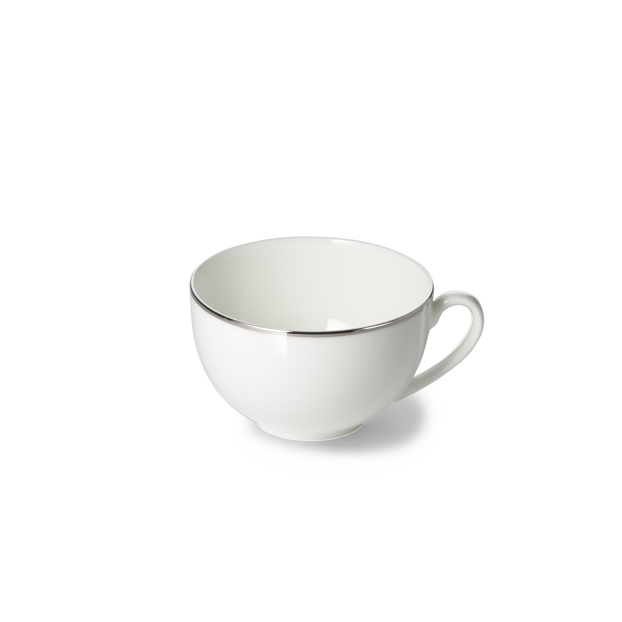 Kaffee Obertasse 0,25 l rund Platin Lane Fine Bone ist eine runde Kaffeetasse aus feinem Bone China mit Platinverzierung. Sie eignet sich hervorragend für Ihren Kaffeegenuss.