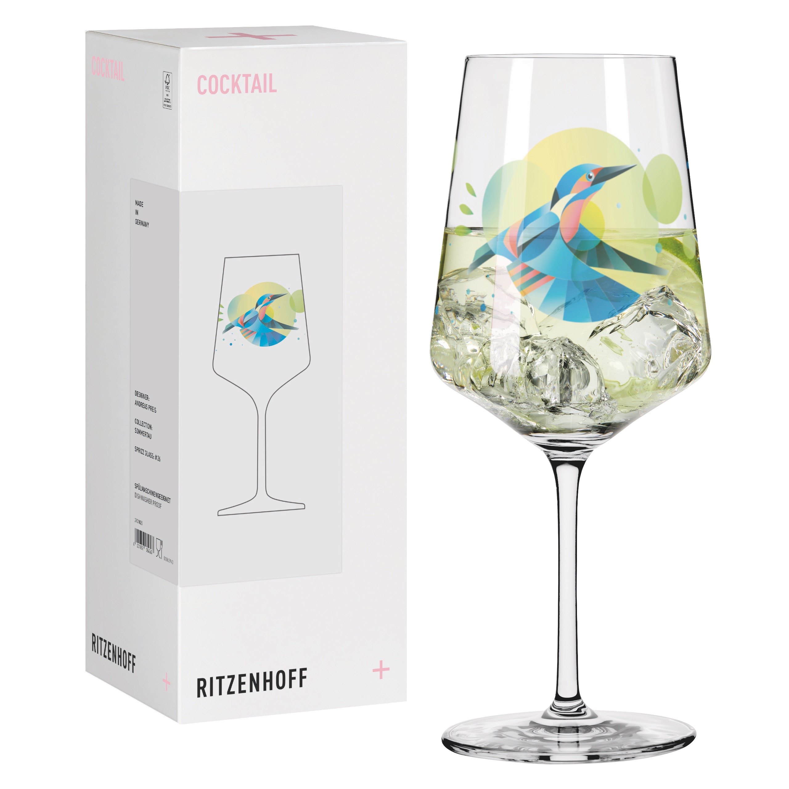 Das Produkt Sommertau Hugo #26 A. Preis F26 ist hier zu sehen. Es handelt sich um ein sommerliches Getränk.