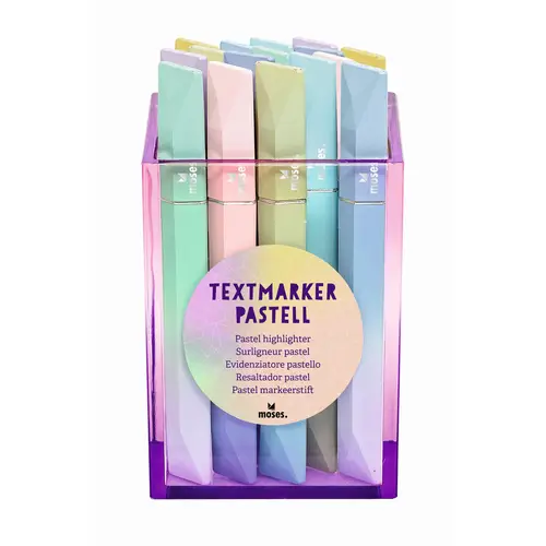 Textmarker Pastell