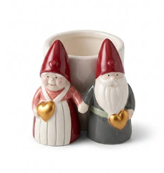 Kerzenhalter für Kalenderkerzen aus der Noel Family Kollektion, 9x5,10cm. Der Halter ist ideal zur festlichen Adventsdekoration geeignet.