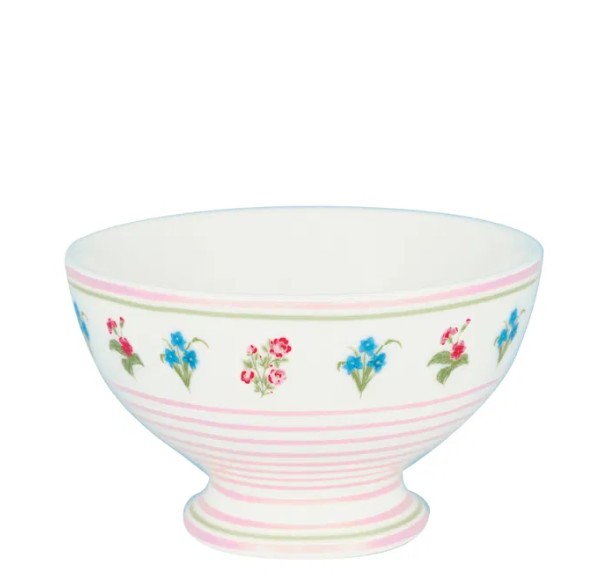 Eine Snackschale namens Liana in Weiß ist abgebildet. Sie eignet sich ideal zum Servieren von kleinen Snacks.