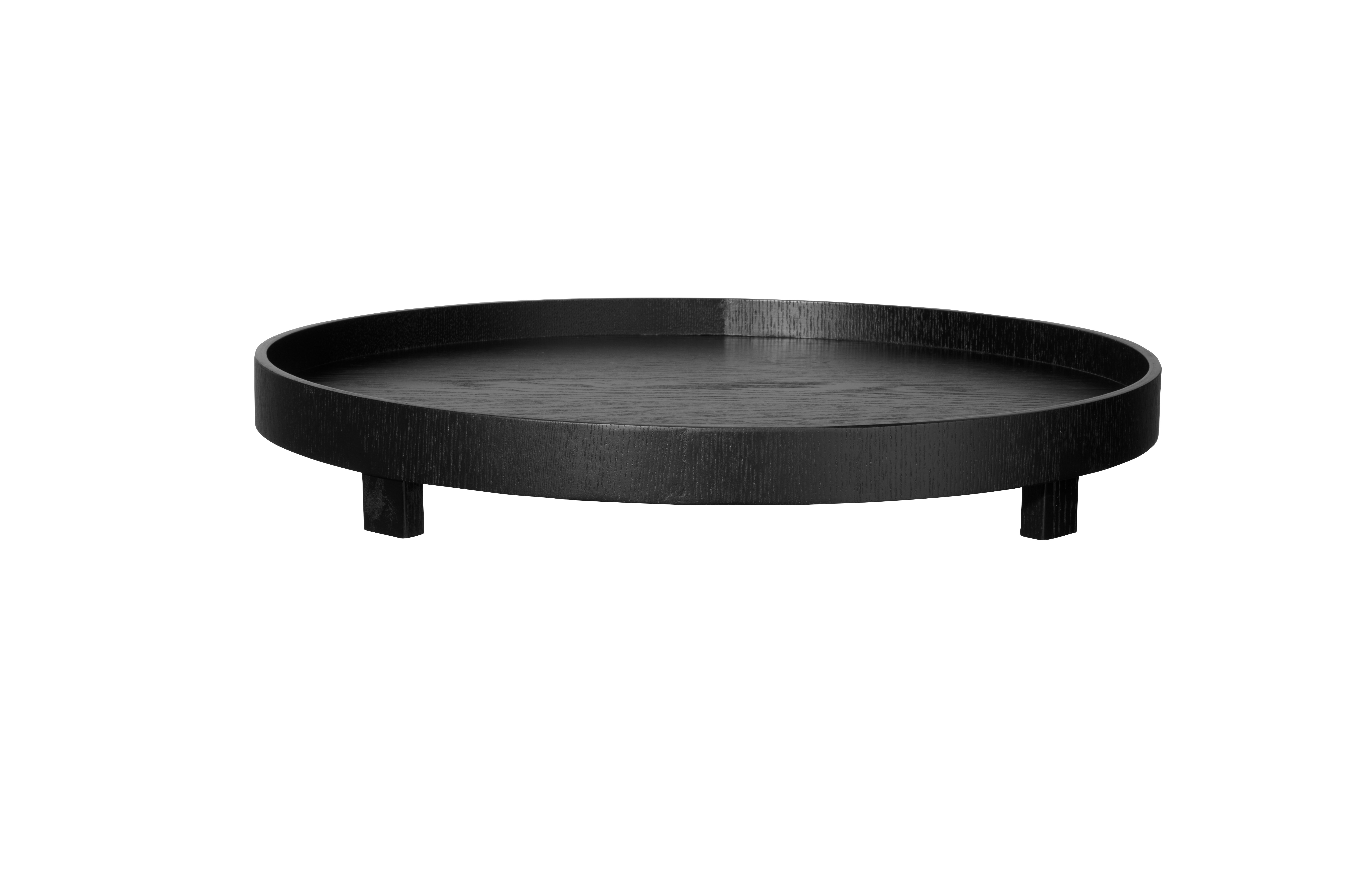 Tablett Auf Fuß, Schwarz