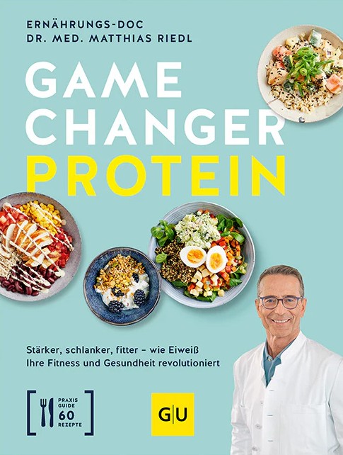 Das Bild zeigt das Produkt Gamechanger Protein. Es handelt sich um ein Proteinprodukt für eine gesunde Ernährung.