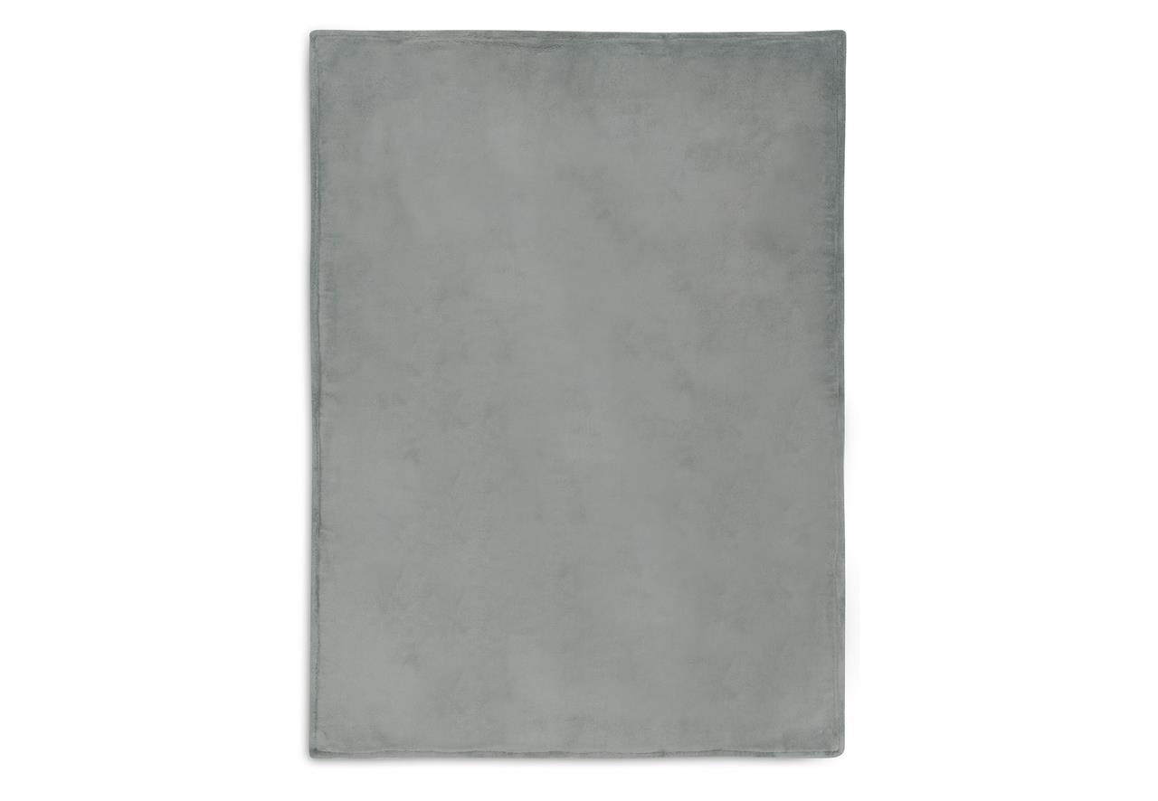 Die Decke Wiege 75x100cm Cosy Knit ist in einem sanften Meeresgrün gehalten und besteht aus weichem Samt. Sie eignet sich ideal als Kuscheldecke für Babys und Kleinkinder.