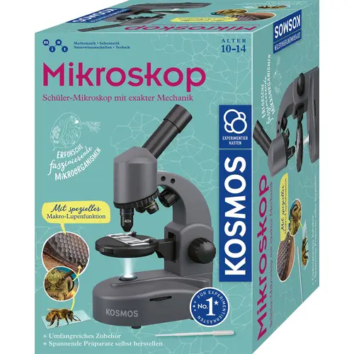 Mikroskop - Schülermikroskop mit exakter Mechanik