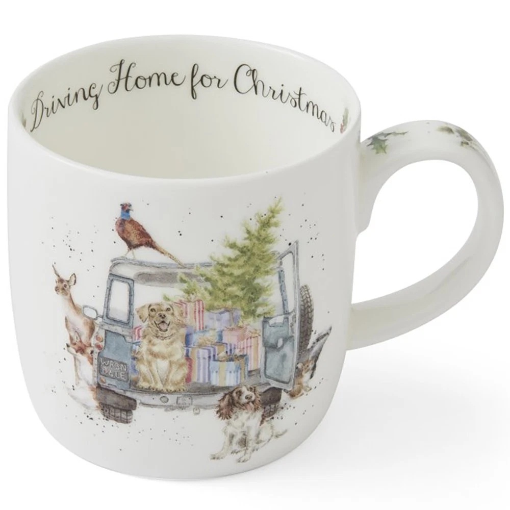 Bild mit dem Titel „Driving Home for Christmas“. Das Bild zeigt eine Szene, die mit Weihnachten und Heimfahrt assoziiert wird.
