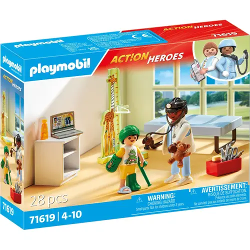 PLAYMOBIL® Action Heroes Kinderarzt mit Teddybär 7