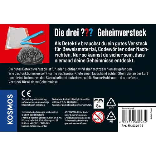 Die drei ??? - Geheimversteck (große Dose)