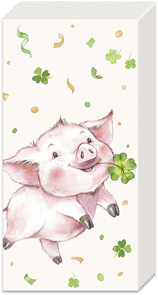 Das Produkt ist LUCKY PIG Cream Papiertaschentücher PT1087660. Es zeigt eine Packung Papiertaschentücher.