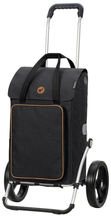 Zu sehen ist der Royal Shopper Ipek Bo schwarz. Dieser elegante Einkaufsroller überzeugt durch seine besondere Optik.