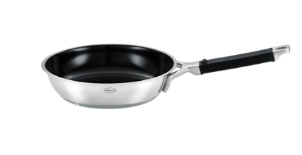 Abgebildet ist die Bratpfanne SILENCE PRO mit einem Durchmesser von 20 cm und Keramikbeschichtung ProCeraPlus. Sie ist ideal für eine gesunde und fettarme Zubereitung.