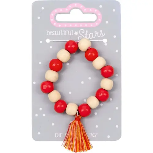 Holz-Armband mit Tassel - beautiful Stars