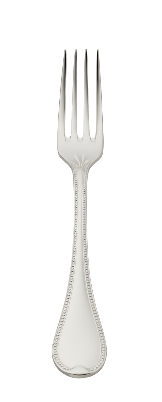 Dies ist eine Dessertgabel namens Franz. Perl 150. Das Produkt eignet sich ideal zum Servieren von Desserts.