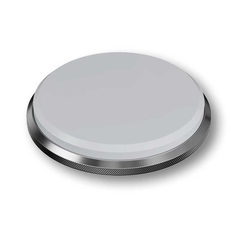 Das Bild zeigt das Produkt "Horl Kagami-Ultra Fine (Horl 2)". Es ist eine runde, flache Schleifscheibe mit einem silbernen Rand.