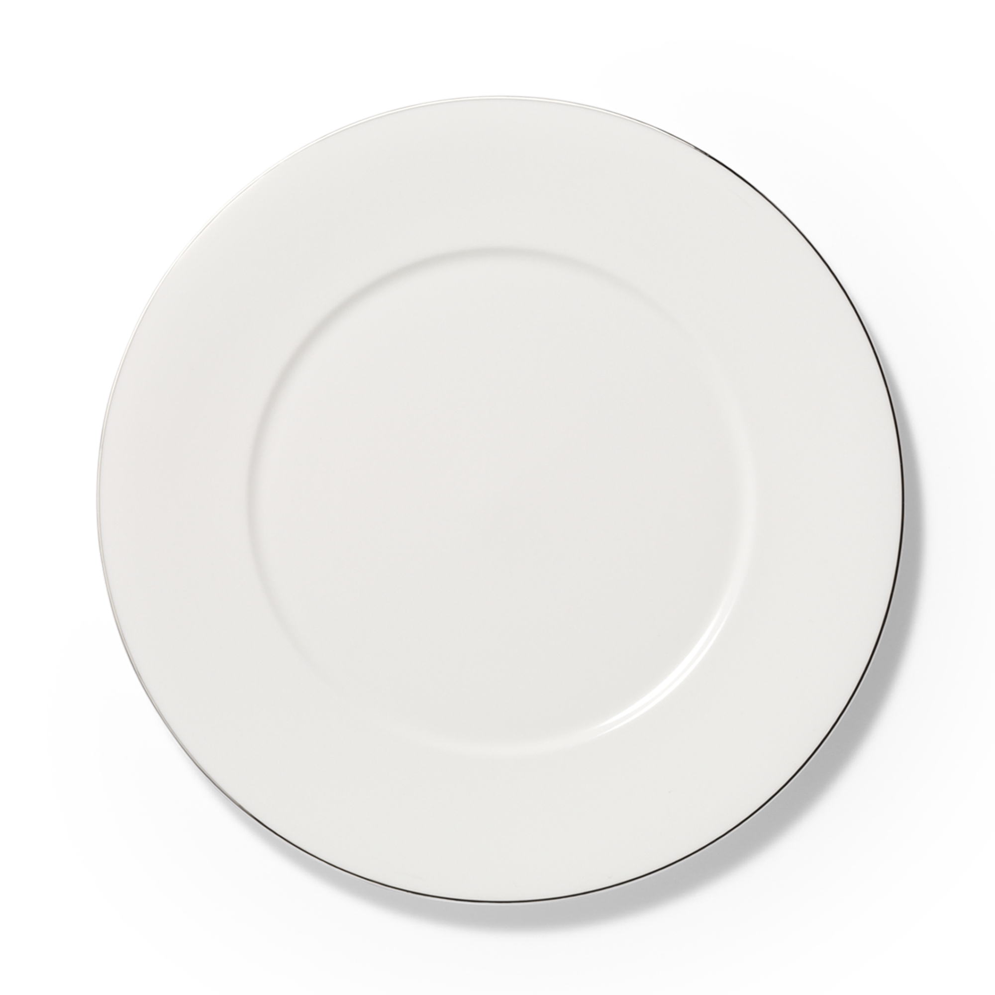 Der Teller flach 32 cm Platin Line Fine Dining Fine Bo ist abgebildet. Es handelt sich um einen eleganten, großen Essteller für besondere Anlässe.