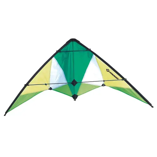 Stunt Kite 133, incl. Carrybag, yellow-green