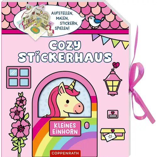 Cozy Stickerhaus - Kleines Einhorn