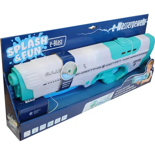 Splash & Fun Wassergewehr mit Licht, 56,5 cm, elek