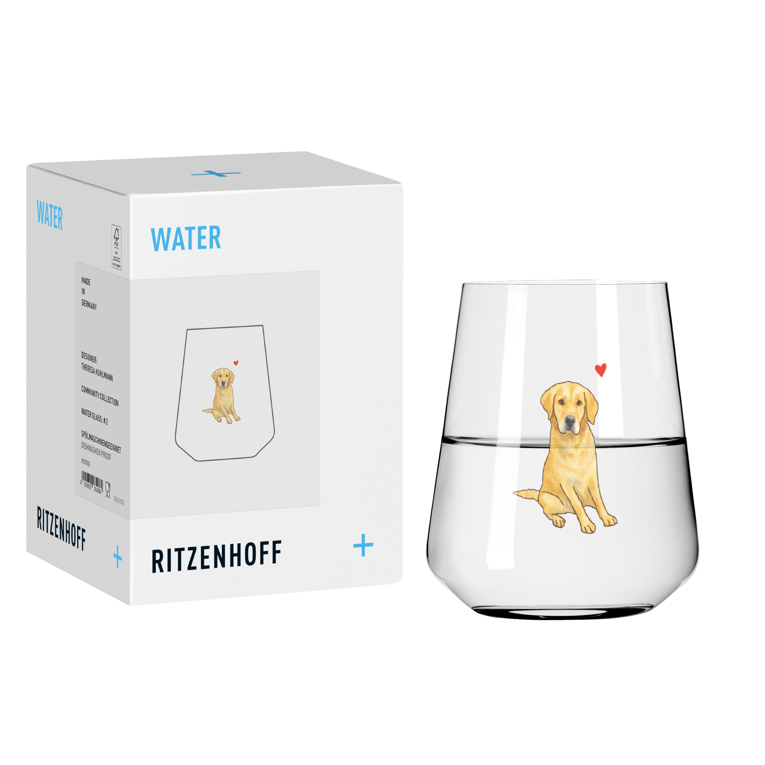 Das Bild zeigt Petfluencer Wasser #2 T. Kuhlmann H25. Das Produkt ist in Nahansicht dargestellt.