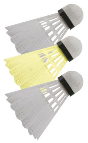 Schildkroet Mts Gelb Badmintonball Tech 150 3Er Dose 2Xweiß 1X