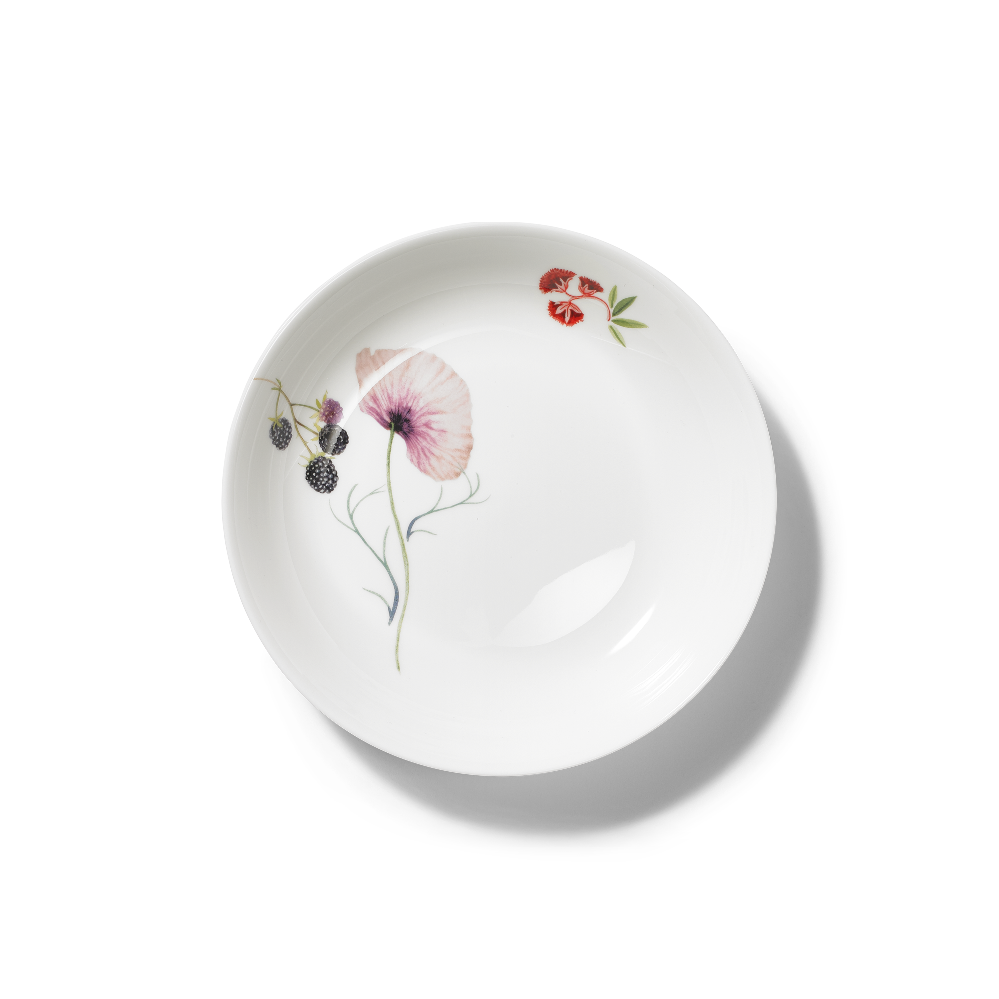 Dieses Bild zeigt einen tiefen Teller mit 22,5 cm Durchmesser aus der Wunderland Fine Bone China Kollektion. Der Teller ist aus hochwertigem Fine Bone China Porzellan.