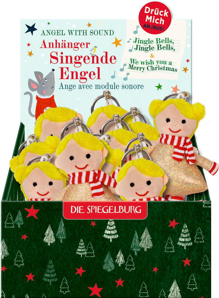 Anhänger Singende Engel Bärenstarke Weihnachten! Ein detailreicher Weihnachtsanhänger mit singenden Engeln und Bären.