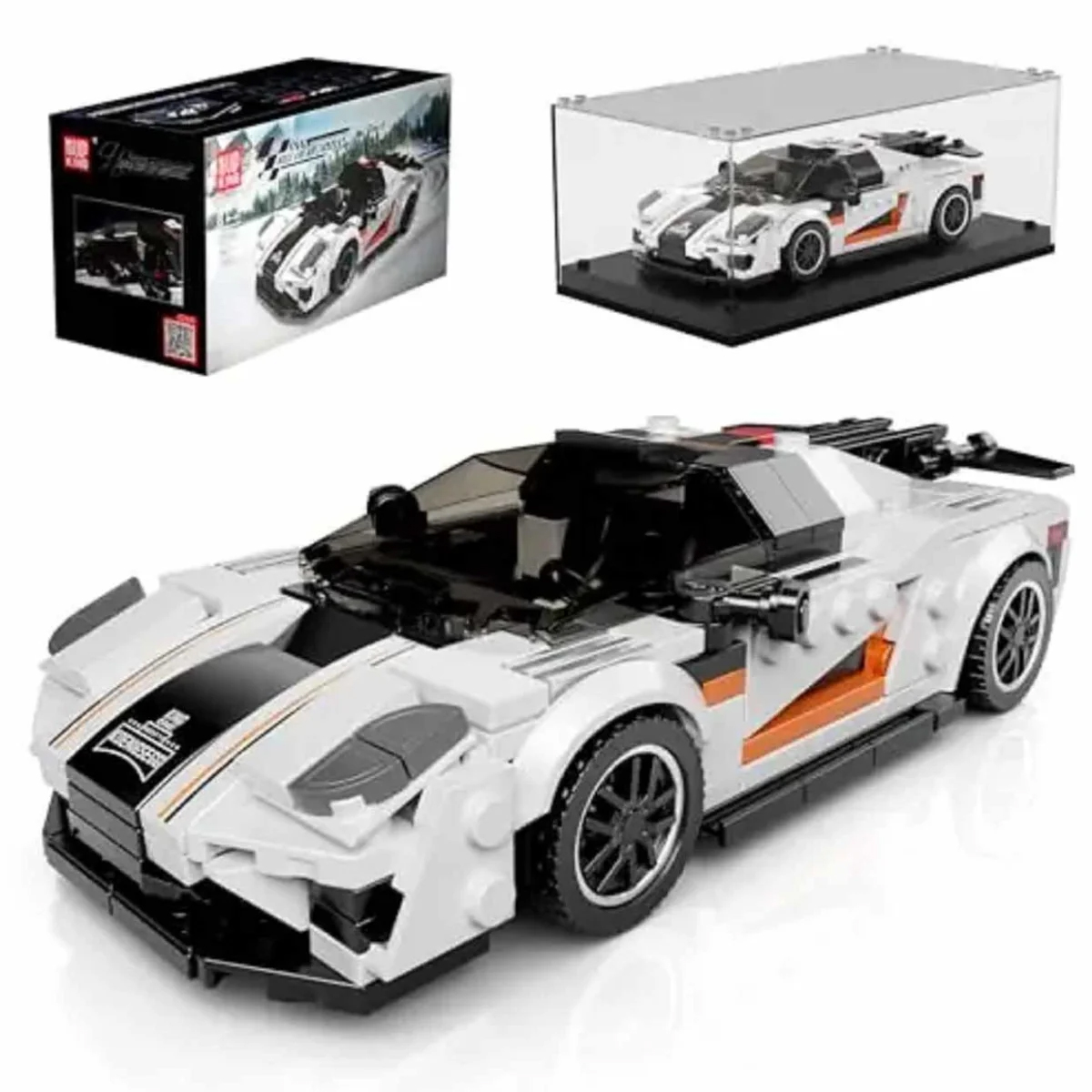 Abgebildet ist das Mould King® 27081 One:1 Bauset. Ein Muss für Modellauto-Freunde.