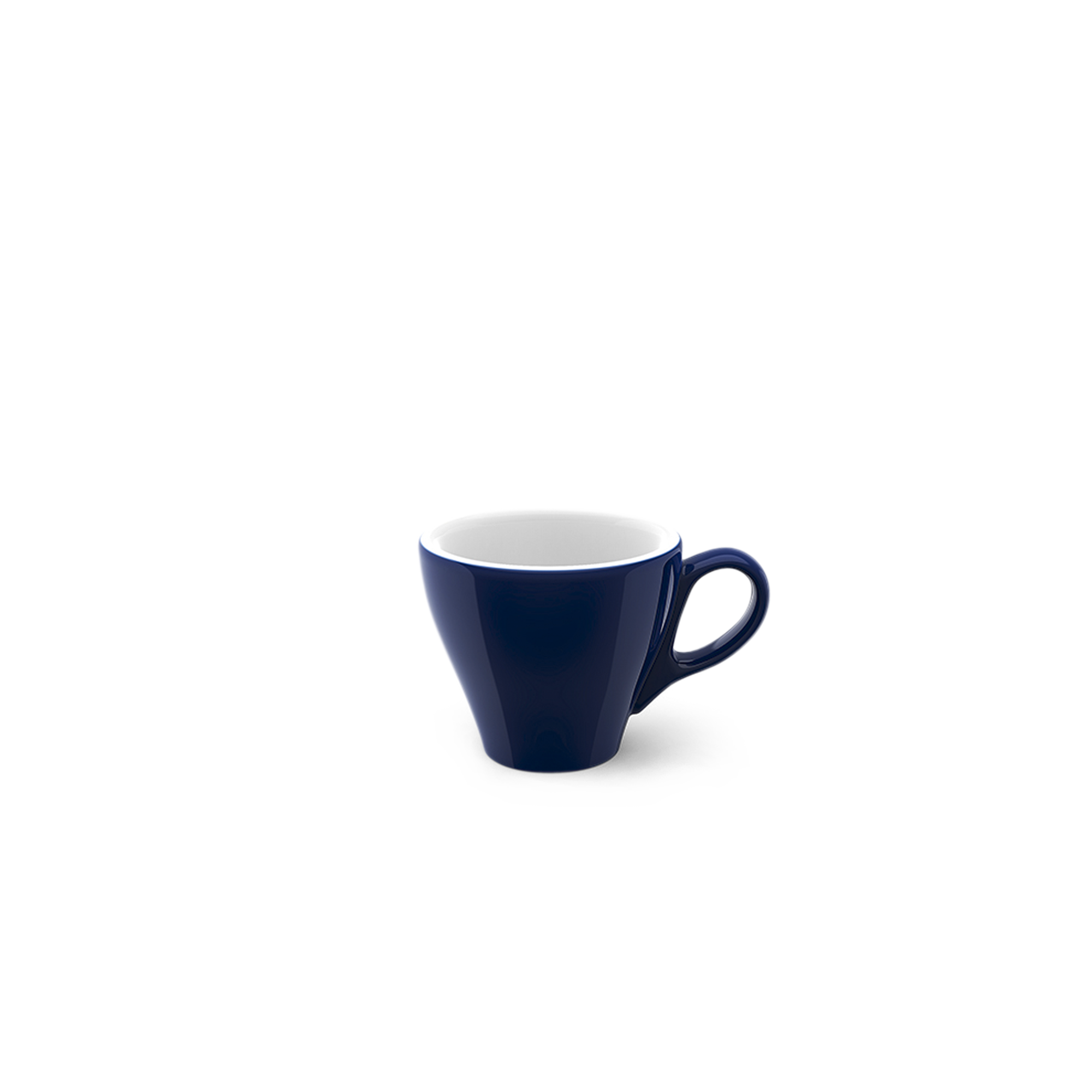 Dies ist die Espresso Obertasse Classico 0,09 l Marine Solid Color. Die kleine Tasse eignet sich hervorragend für einen Espresso.