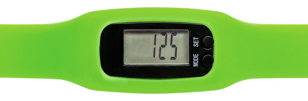 Das Bild zeigt eine Detailaufnahme des 'Expedition Natur 2 In 1 Schrittzähler & Uhr'. Die Anzeige und Bedienelemente sind deutlich erkennbar.