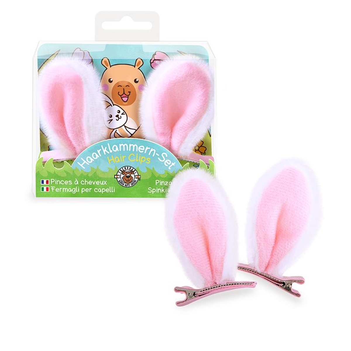 Das CP HS-6 Haarklammern Hasenohren 2er-Set enthält zwei Haarklammern mit Hasenohren. Diese Accessoires sind perfekt zum Dekorieren von Frisuren geeignet.