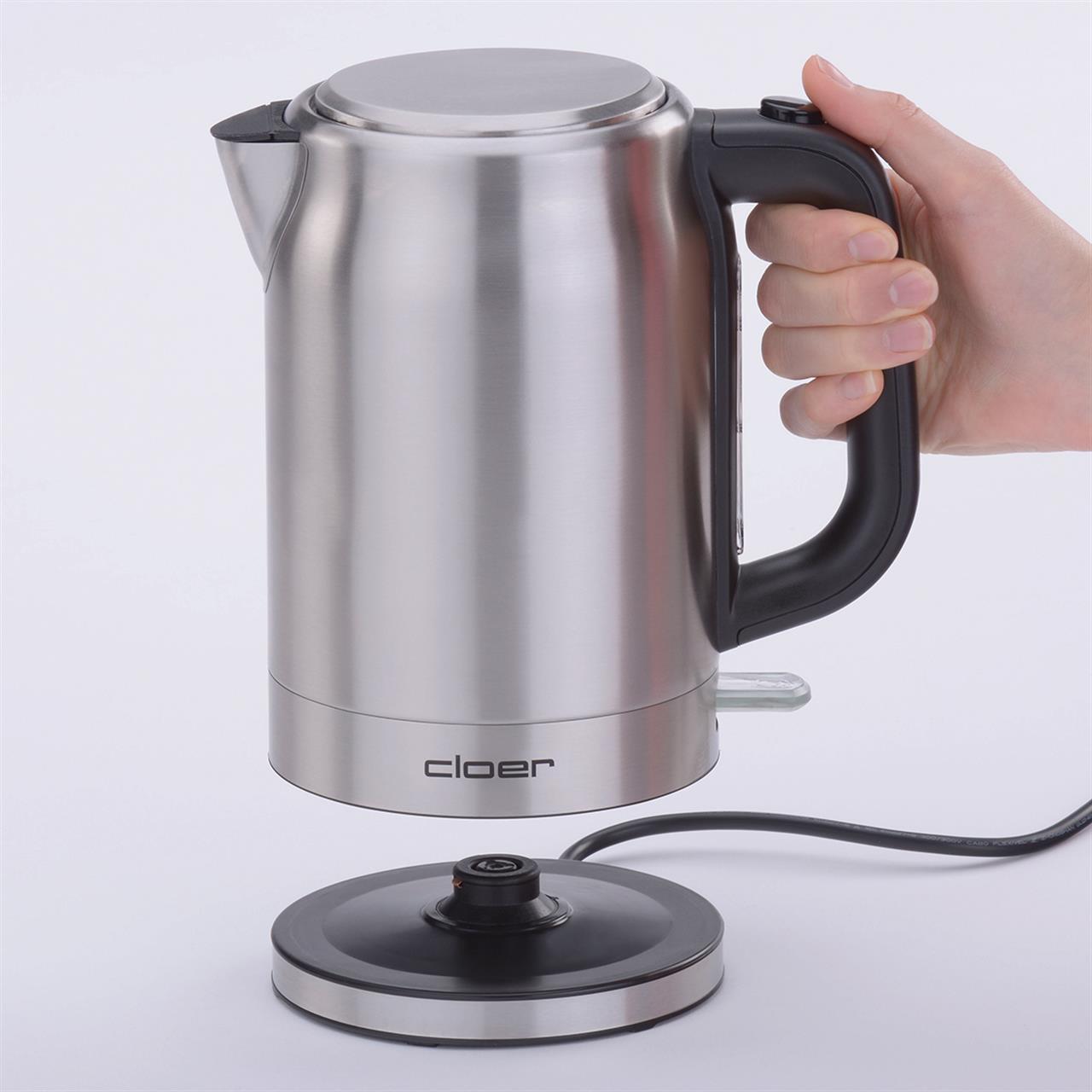 Wasserkocher Inox 1,7L Cloer 4529